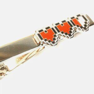 Legend of Zelda Heart Cannisters Nintendo SNES Wedding Suit Tie Bar Clip